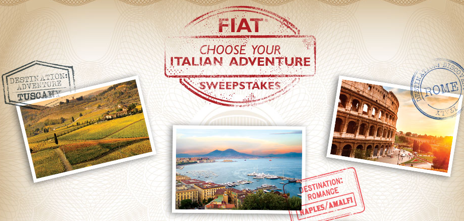 Euro Alert: Win a Trip to Italy from Fiat Motors!